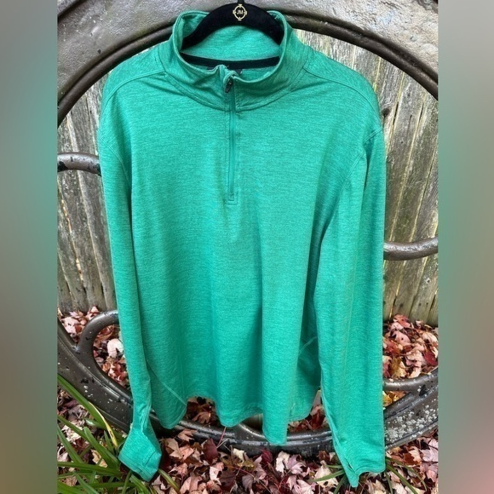 Jockey Sport Men’s Performance Half Zip Pullover (Green) (NWOT) - Picture 2 of 9